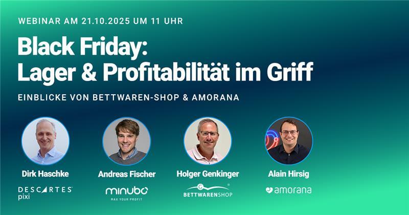 Teilnehmer des Webinars zum Black Friday