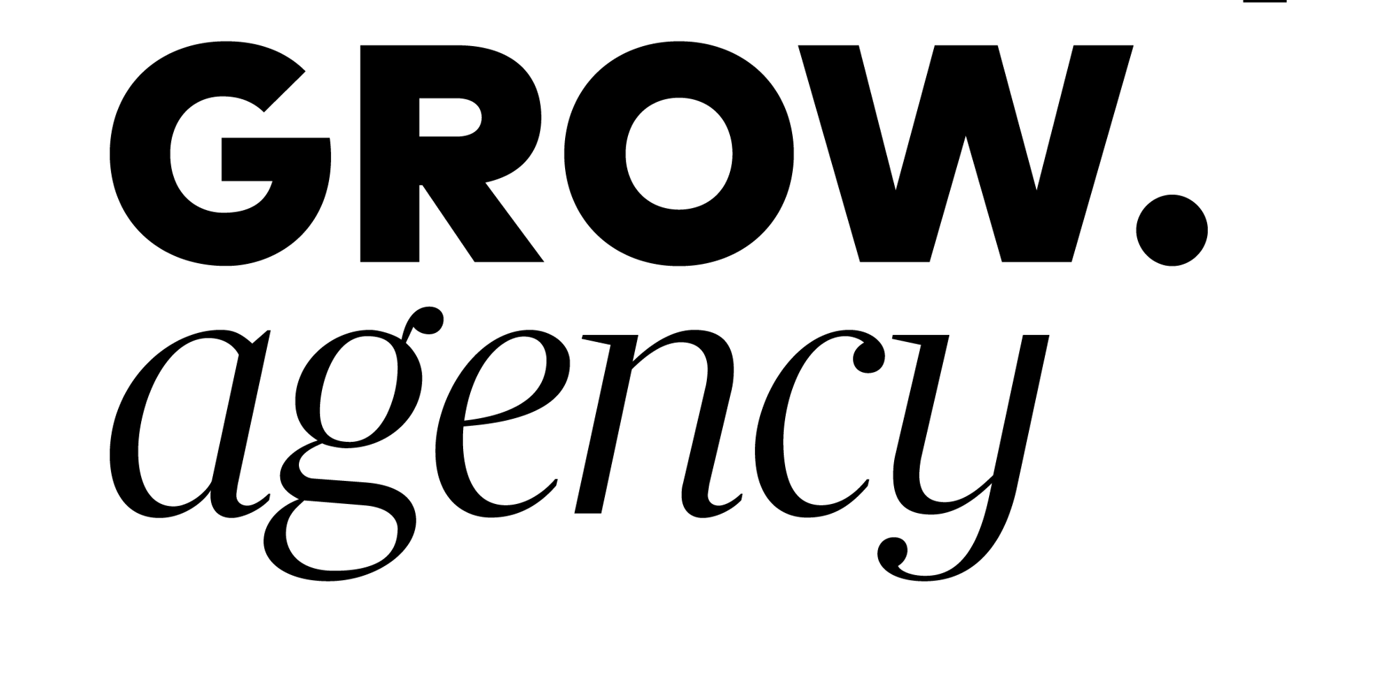 Grow. agency Logo